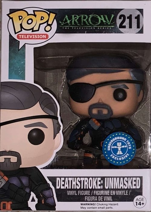 Funko Pop Arrow: Deathstroke unmasked 211