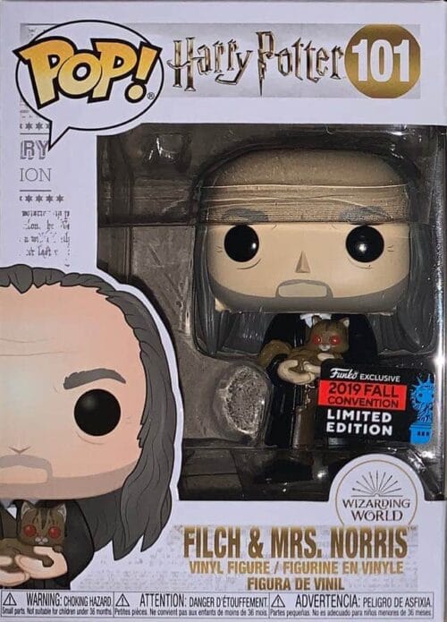 Funko Pop Filch & Mrs.Norris NYCC19 101