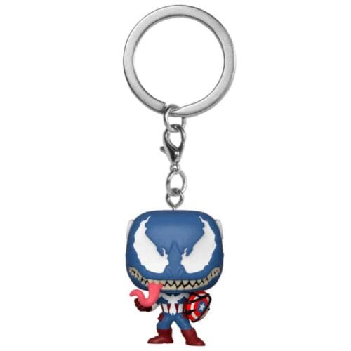 Llavero Pocket POP Marvel Venom Captain America