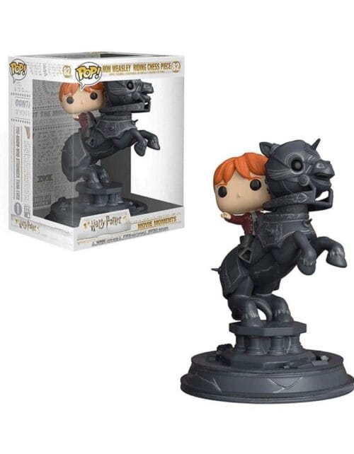 Funko Pop Harry Potter Moment Ron Weasley Riding Chess Piece 82 - Imagen 3