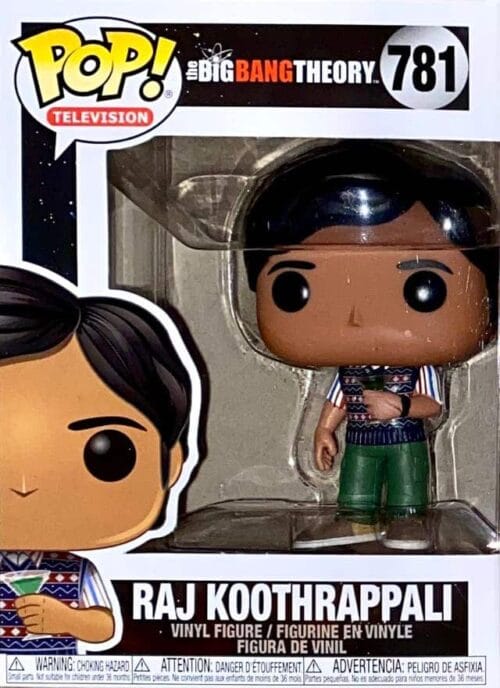 Funko Pop Big Bang Theory Raj Koothrappali 781 - Imagen 2