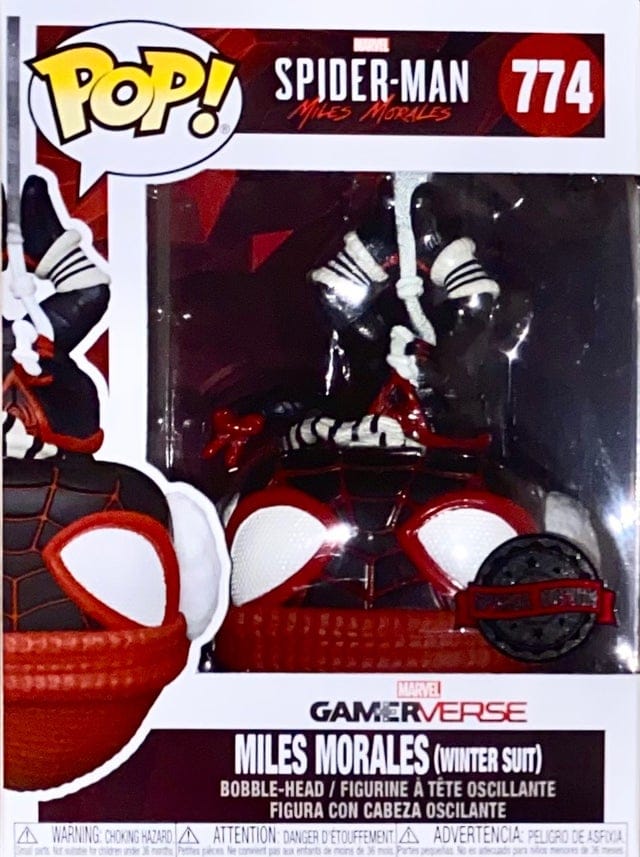 Funko Pop! Miles Morales 774 Winter Suit Spider-Man GamerVerse Pop