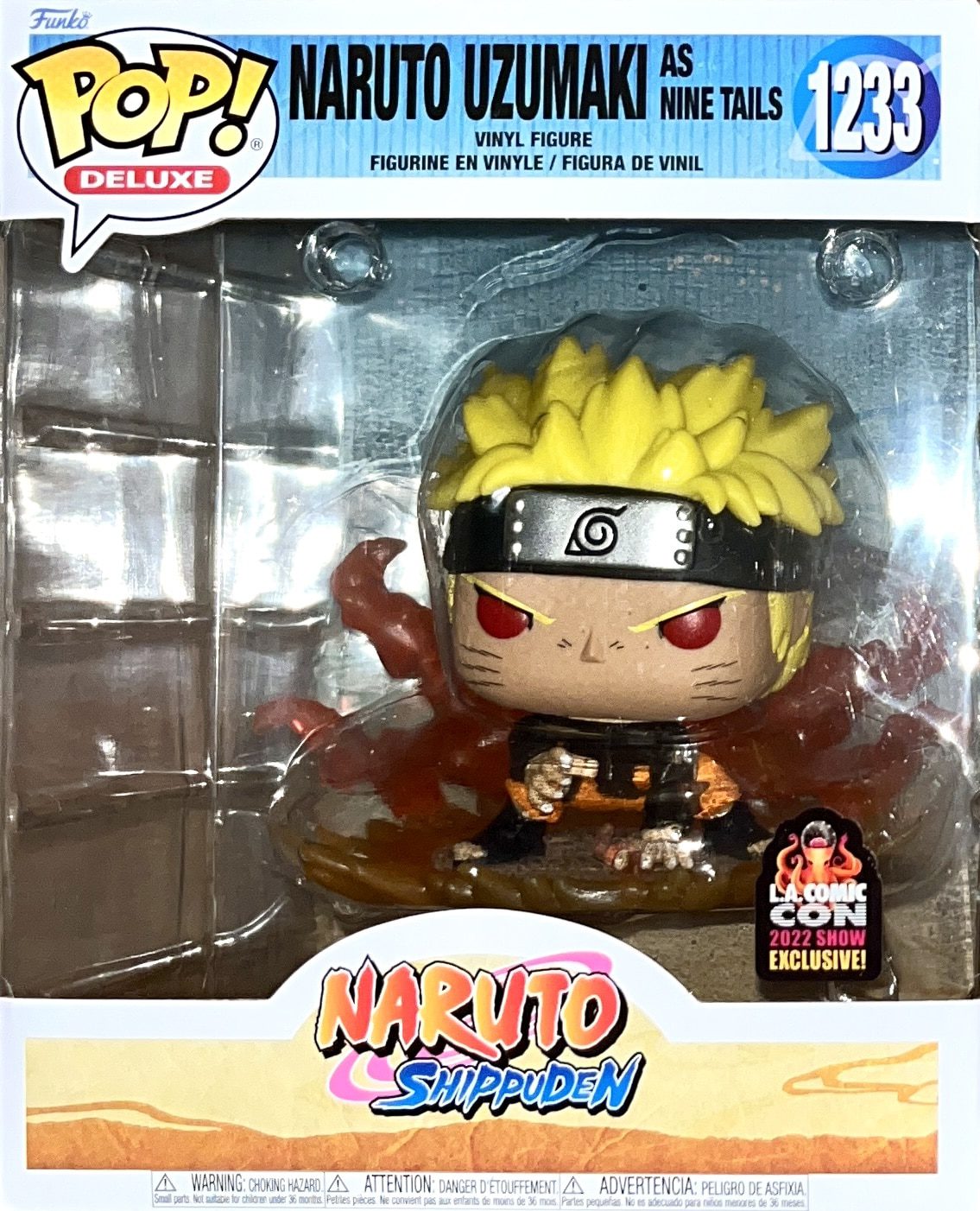 Figurine Naruto Uzumaki As Nine Tails / Naruto / Funko Pop Animation 1233 /  Exclusive L.A Comic