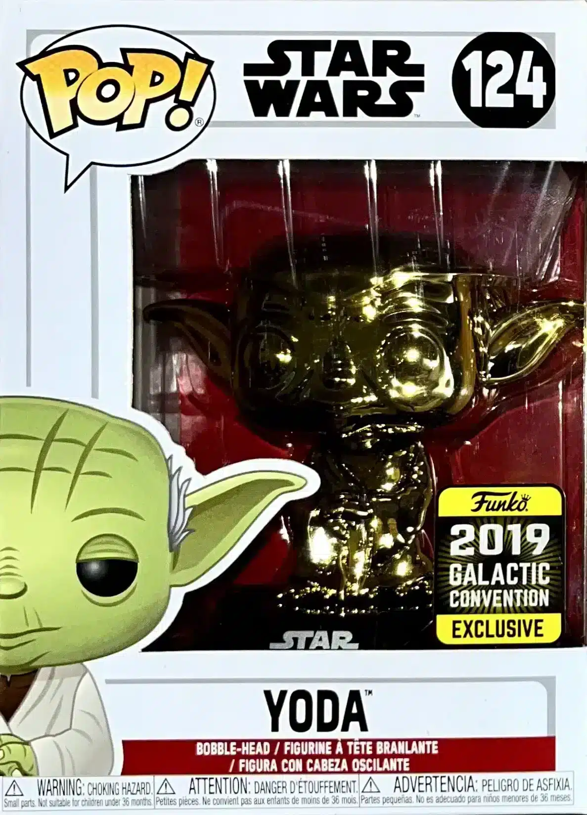 Gold yoda deals funko pop