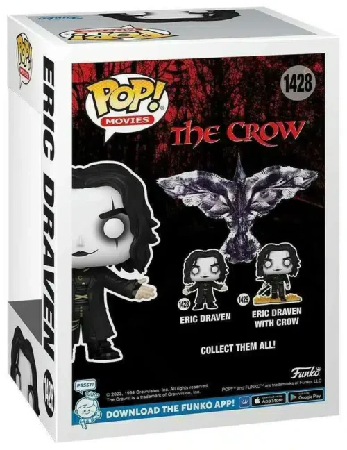 Funko Pop Movies The Crow Eric Draven with Crow 1429 - Imagen 4