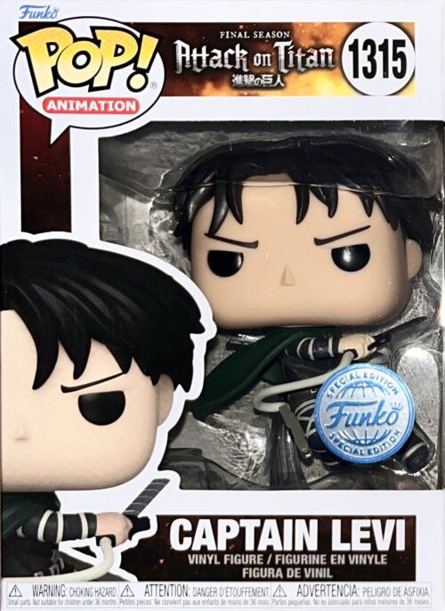 Funko Pop Animation Attack on Titan Captain Levi 1315